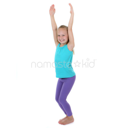 Chair Pose | Kids' Yoga Poses, Yoga for Classrooms - Namaste Kid