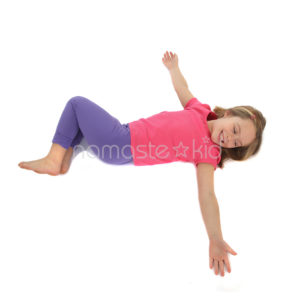 Supine Twist  Kids' Yoga Poses, Yoga for Classrooms - Namaste Kid