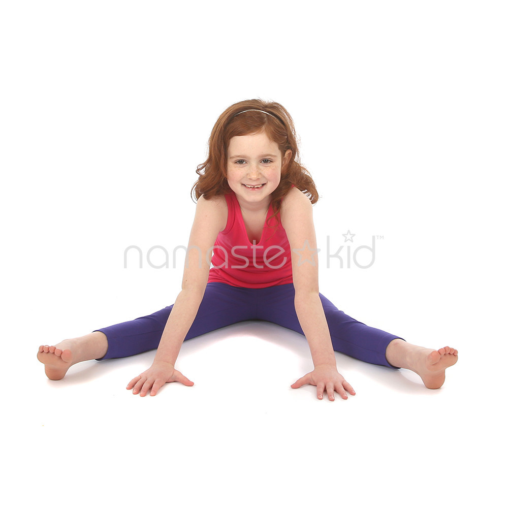 Wide Angle Seated Forward Bend  Kids' Yoga Poses, Yoga for Classrooms -  Namaste Kid